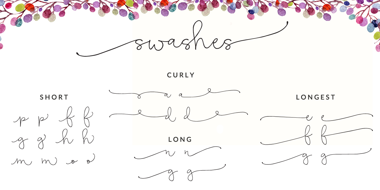 Free Font With Swash Tail